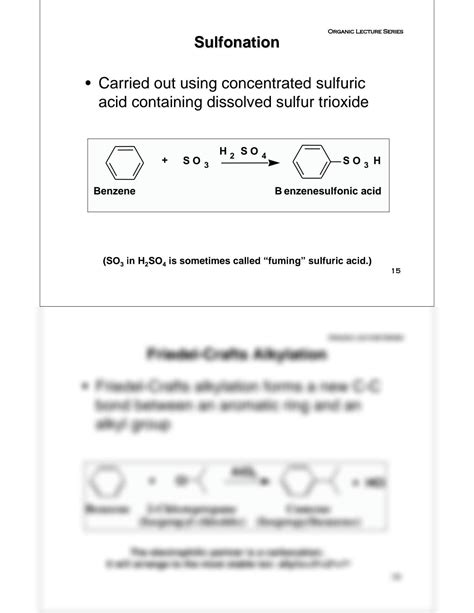 SOLUTION Reactions Of Benzene And Its Derivatives 8 Studypool