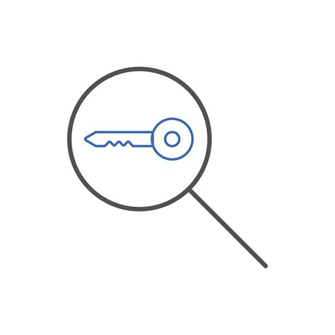 keyword research icon vector illustrations. Used for SEO or websites