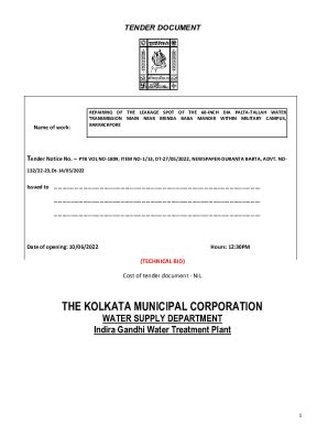 Fillable Online Tendersniper Comsearchtendersrepairing Of Leakage Spot