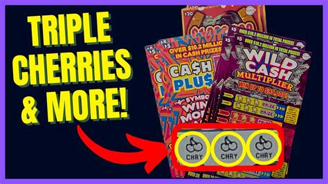 Triple Cherries And More Mix Of 5 And 20 Kentucky Lottery Tickets