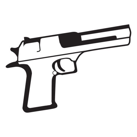 Pistol Black And White Icon Transparent Png And Svg Vector File