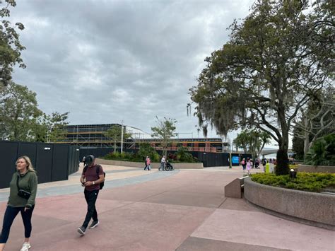 Photos Plywood And More Spaceship Earth Style Paneling Installed On