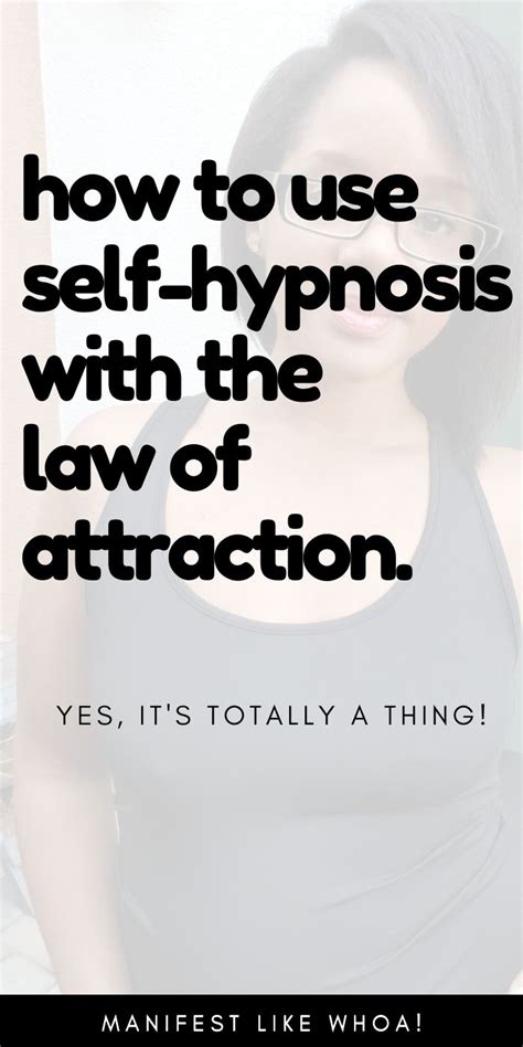 How To Use Self Hypnosis With The Law Of Attraction And Manifest