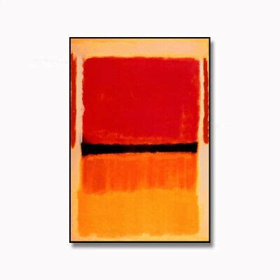 Quadro Mark Rothko Riproduzione Famosa Olio Su Tela Fatta A Mano