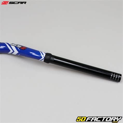 Guidon Mm Scar O Color Yz Yzf Bleu Avec Mousse Bleue Pour Moto