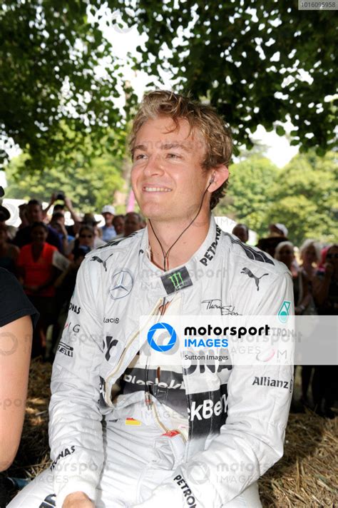 Nico Rosberg Ger Mercedes Amg F1 Goodwood Festival Of Speed