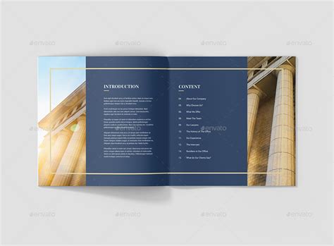 Prawnik Law Firm Company Profile Square Print Templates Graphicriver