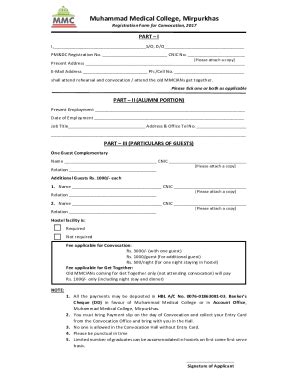 Fillable Online Mmc Edu Muhammad Medical College Admission 2021 Form