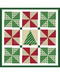 "Pinwheel Christmas Quilt" | Cross Stitch Pattern