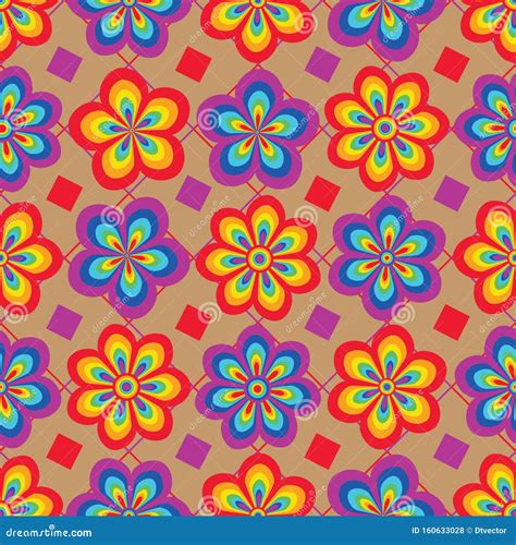 Rainbow Symmetry Seamless Pattern Stock Illustrations 2 297 Rainbow