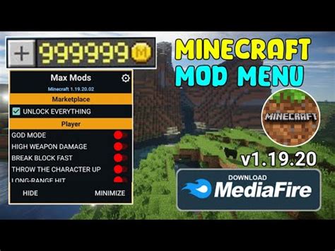 Minecraft Mod Menu V1 19 20 02 Unlimited Minecoins YouTube