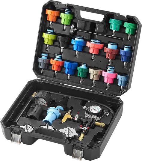 VEVOR 28 Pcs Universal Radiator Pressure Tester Kit Coolant Pressure