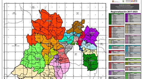 Regiones del Estado de México Aquí te decimos MAPA Unión EDOMEX