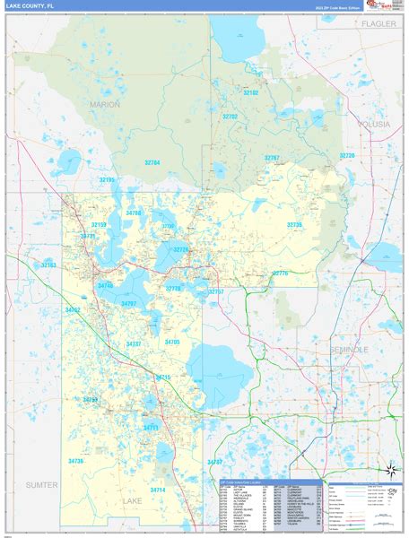 Lake County Zip Code Map