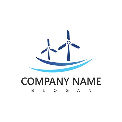 Wind Power Logo Renewable Energy Concept Wind Turbine Icon 24202664 Vector Art At Vecteezy