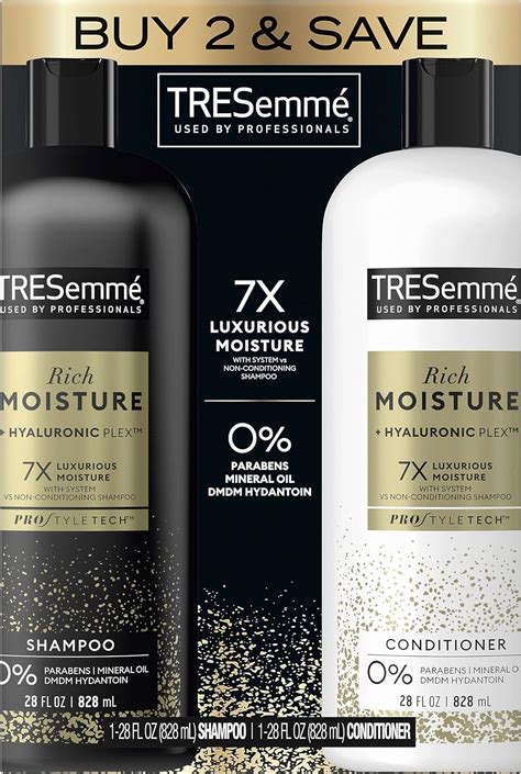 Amazon Tresemme Moisture Rich Shampoo And Conditioner Oz Pack Of