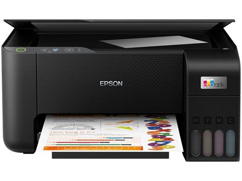 Impressora Multifuncional Epson Ecotank L3210 Tanque De Tinta Colorida Usb Shopping Azul