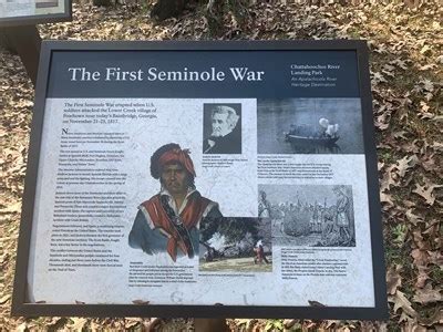 The First Seminole War Florida Historical Markers On Waymarking