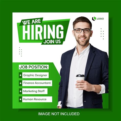 Premium Vector We Are Hiring Job Vacancy Template