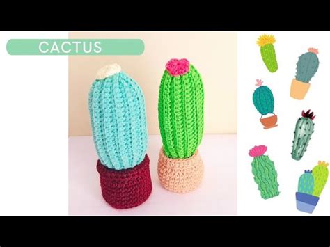 Cactus Tejido A Crochet Paso A Paso Youtube