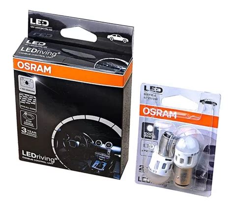 Juego Lampara Led 12v P21 5w Osram Cool White Anti Error