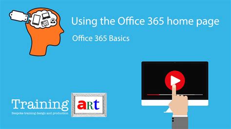 Using The Office 365 Home Page Poster Image Training Art