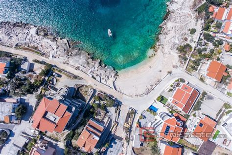 Croatia Rogoznica House With Apartments In The First Row To The Sea