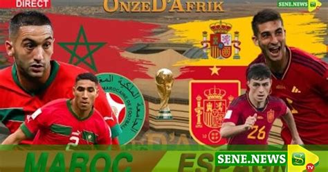 MONDIAL 2022 MAROC vs ESPAGNE EN DIRECT LIVE COMMENTÉ DIMA