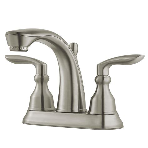 Genuine Pfister Lg48 Cb1k Avalon Double Handle 4 Centerset Bathroom Faucet In Brushed Nickel