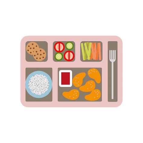 Empty School Lunch Tray Illustrations, Royalty-Free Vector Graphics ...