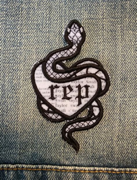 Reputation Taylor Swift Snake Embroidered Patch | Etsy