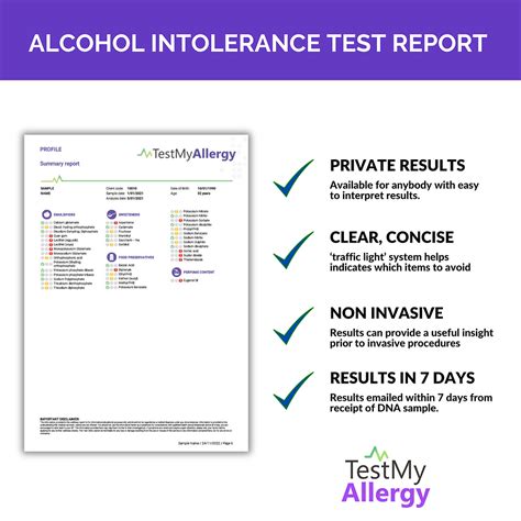 Alcohol Intolerance Test My Allergy