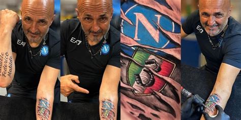 Napoli Spalletti Come Pioli Tatuaggio Scudetto Sul Braccio