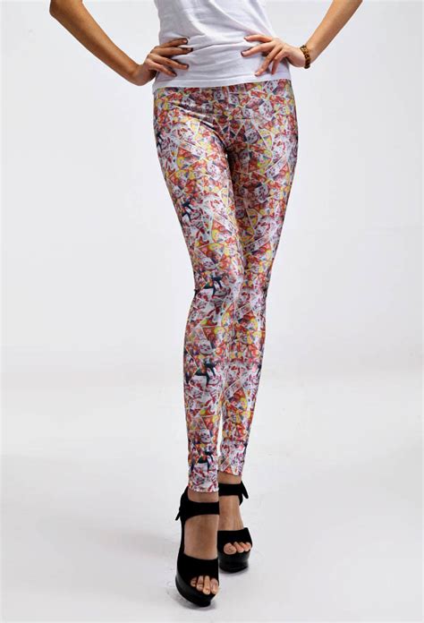 Colorful Crazy Print Leggings Fashionable Patterned Leggings China