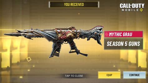 Season Battle Pass Guns Codm Mythic Legendary Guns Leaks Cod