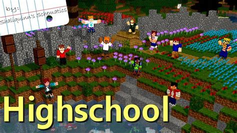 High School Skin Pack By Shaliquinns Schematics Minecraft Skin Pack