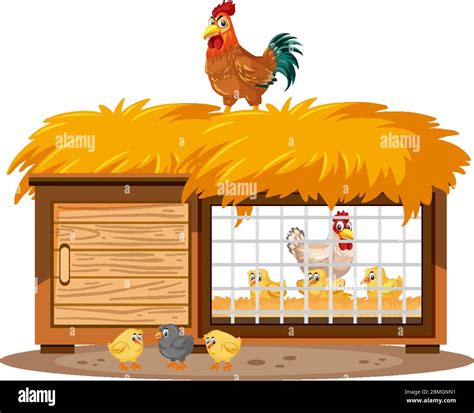 Hen House Clipart