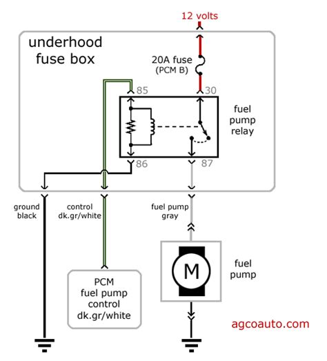 Fuel Pump Relay Wiring Diagram Gm Truck