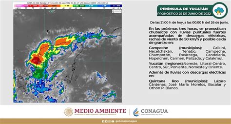 CONAGUA Clima On Twitter Para Esta Noche Se Pronostican Chubascos Y