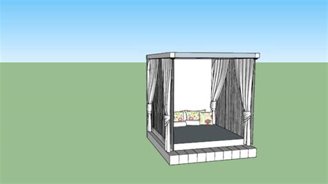 Canopy Bed 1 3d Warehouse