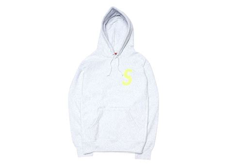 Supreme S Logo Hooded Sweatshirt Grey 19fw Snkrdunk