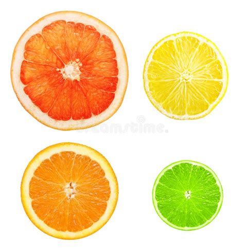 Stack Of Citrus Fruit Slices Stock Image Image Of Citrus Round