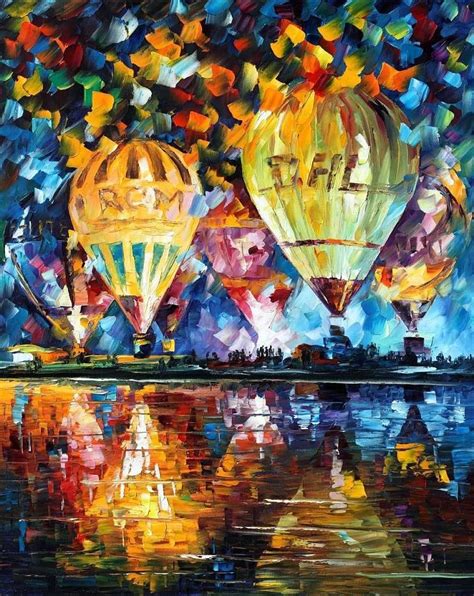 Balloon Festival By Leonid Afremov Click