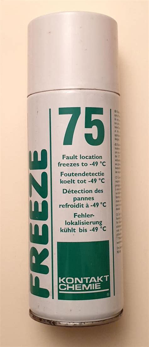 Kontakt Chemie Freeze 75 Spray Froid Réfrigérant électronique 400 Ml