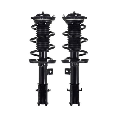 Pair 2 Front L R Quick Complete Strut Coil Spring For 2016 2019