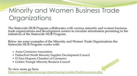 Ppt Texas Statewide Historically Underutilized Business Hub Program Powerpoint Presentation