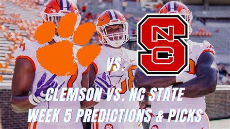 Nc State Vs Clemson Predictions College Football Betting Picks Week