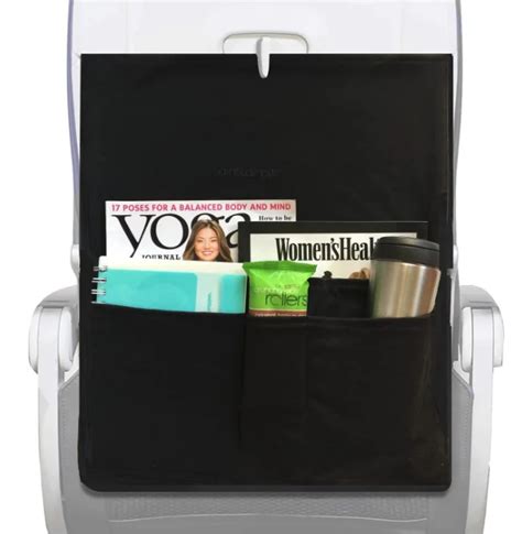 Airplane Pockets Airplane Tray Table Cover Seat Back Organizer ...