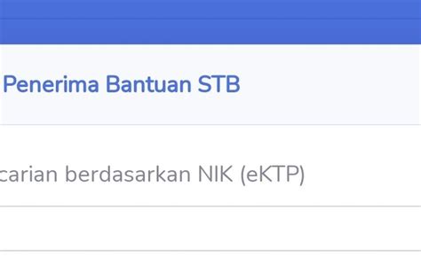 Cukup Pakai KTP Akses Link Cekbantuanstb Kominfo Go Id Untuk Cek