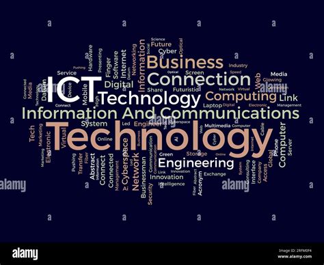 Word Cloud Background Concept For Information And Communications